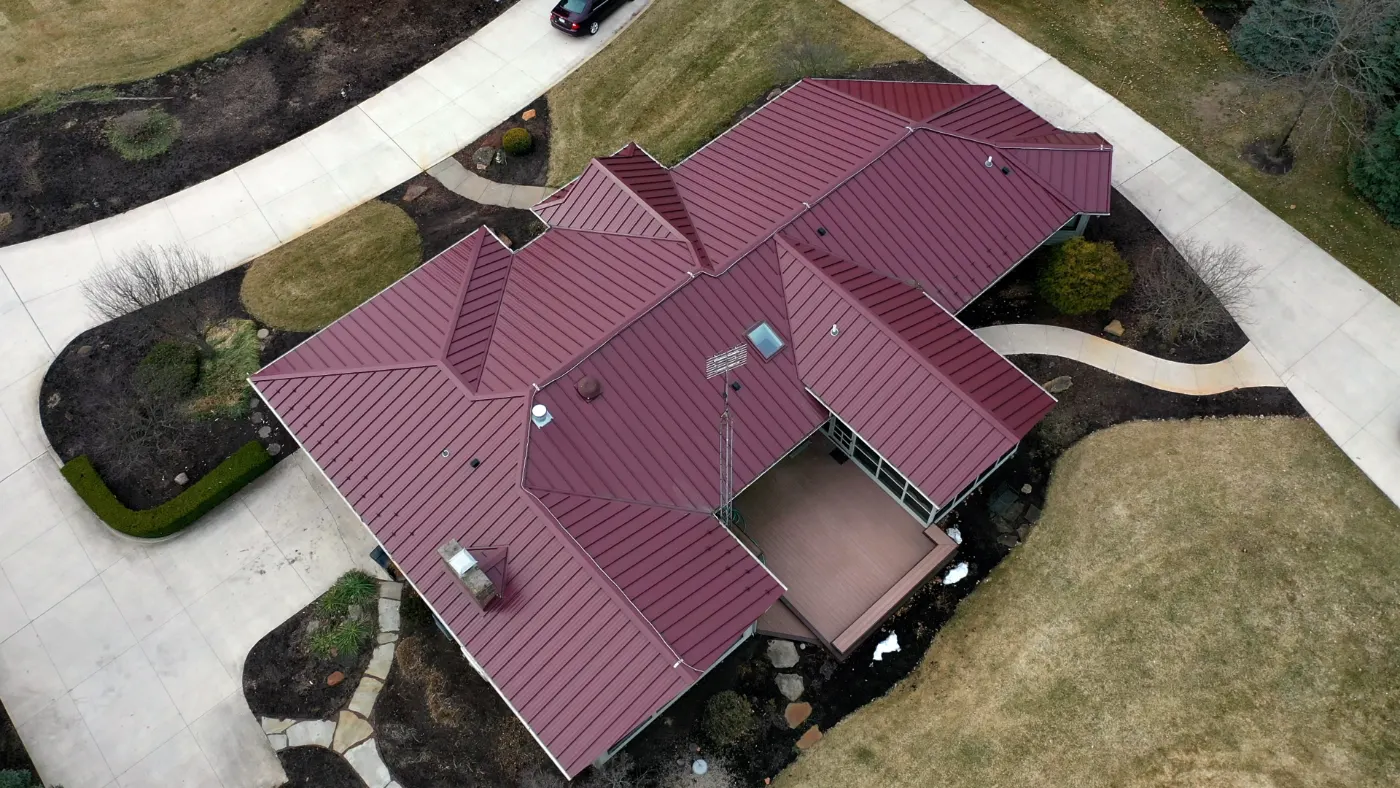 Tarping and dry-in on a Bargersville commercial roof